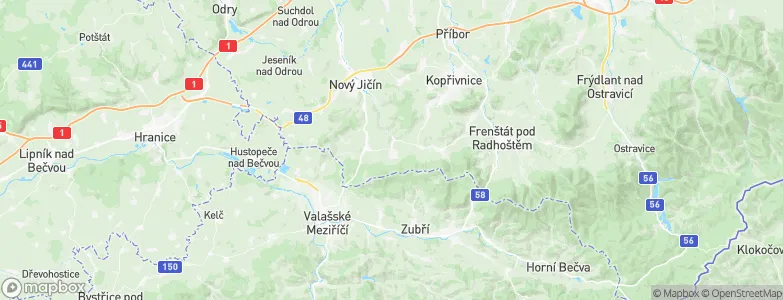 Mořkov, Czechia Map