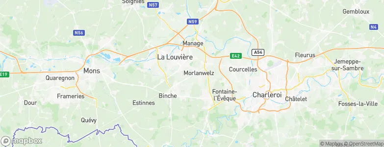 Morlanwelz, Belgium Map