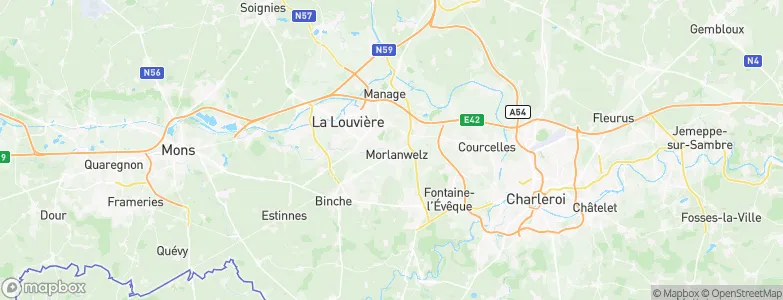 Morlanwelz-Mariemont, Belgium Map