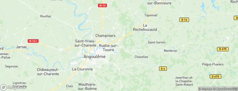 Mornac, France Map