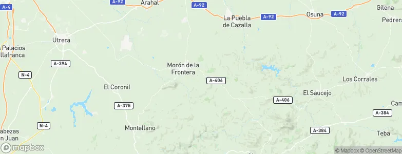 Morón de la Frontera, Spain Map