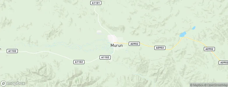 Mörön, Mongolia Map