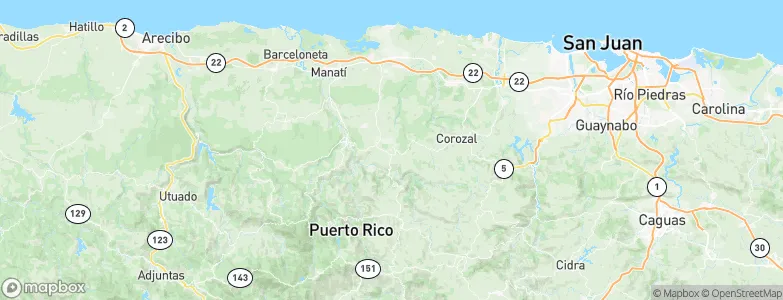 Morovis, Puerto Rico Map
