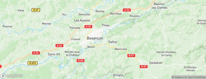 Morre, France Map