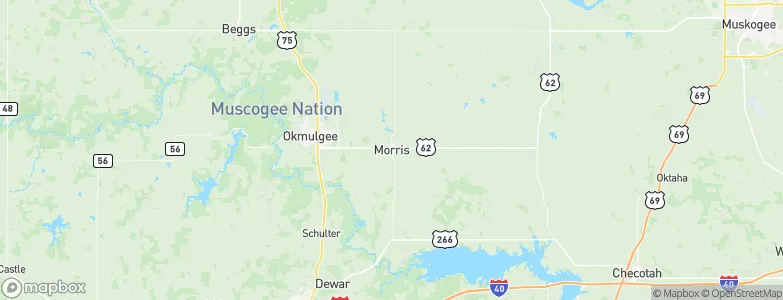 Morris, United States Map