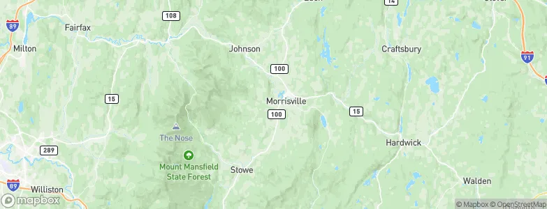 Morristown, United States Map
