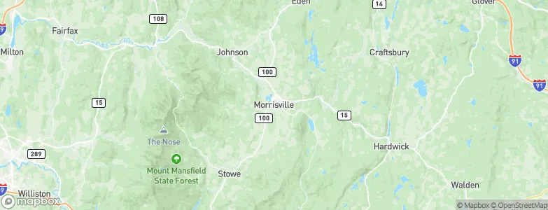 Morrisville, United States Map