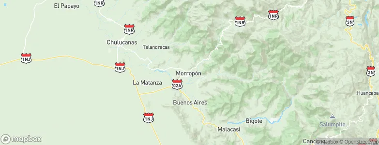 Morropón, Peru Map