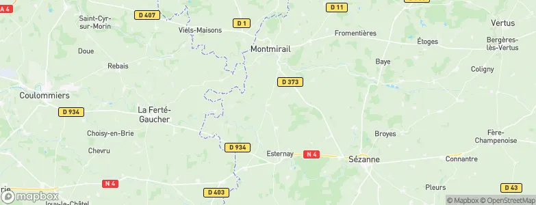Morsains, France Map