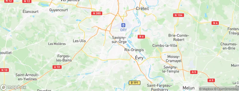 Morsang-sur-Orge, France Map