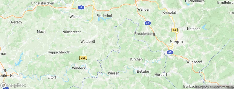 Morsbach, Germany Map