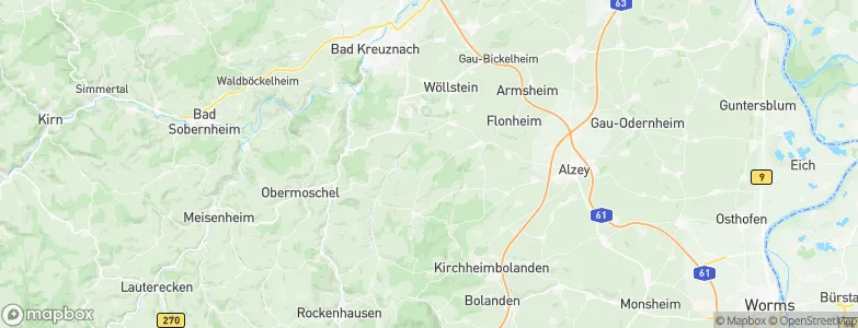 Mörsfeld, Germany Map