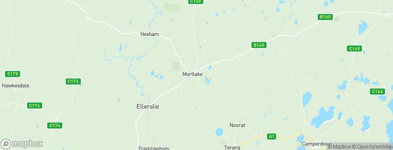 Mortlake, Australia Map