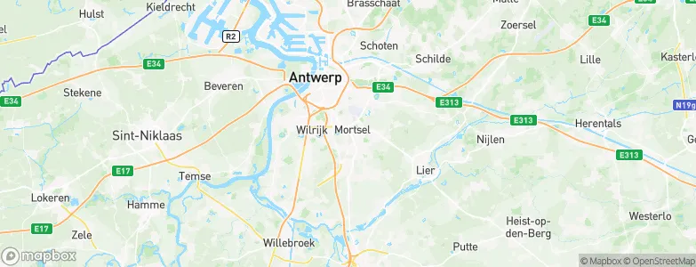 Mortsel, Belgium Map