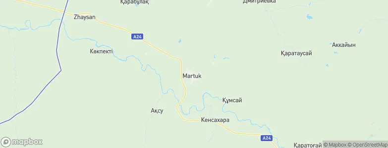 Mortyq, Kazakhstan Map