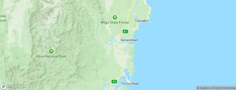 Moruya, Australia Map