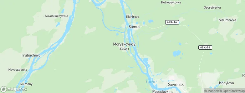 Moryakovskiy Zaton, Russia Map