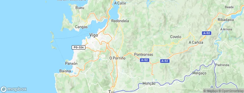 Mos, Spain Map