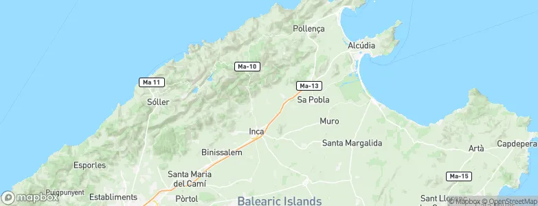 Moscari, Spain Map