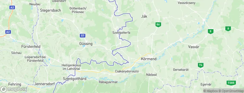 Moschendorf, Austria Map