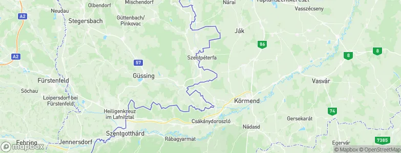 Moschendorf, Austria Map