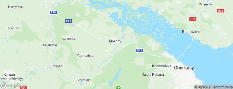 Moshny, Ukraine Map