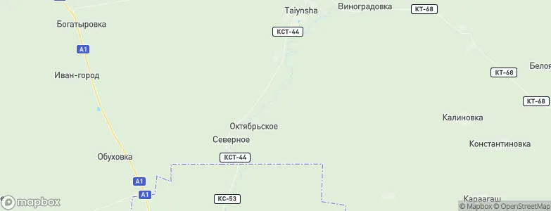 Moskovka, Kazakhstan Map