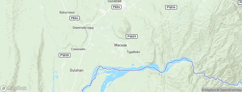 Moskva, Tajikistan Map