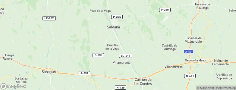 Moslares de la Vega, Spain Map