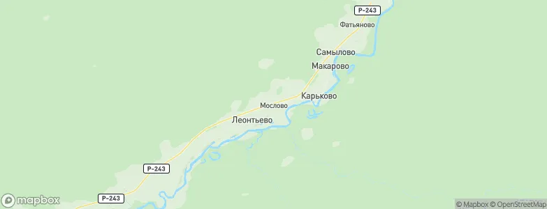 Moslovo, Russia Map