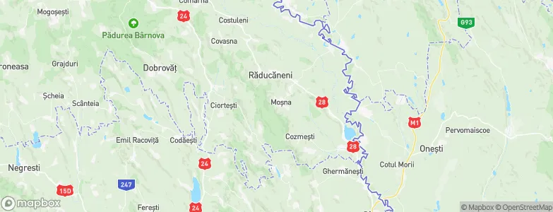 Moşna, Romania Map
