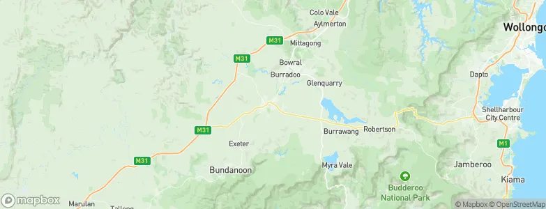 Moss Vale, Australia Map