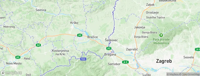 Mostec, Slovenia Map