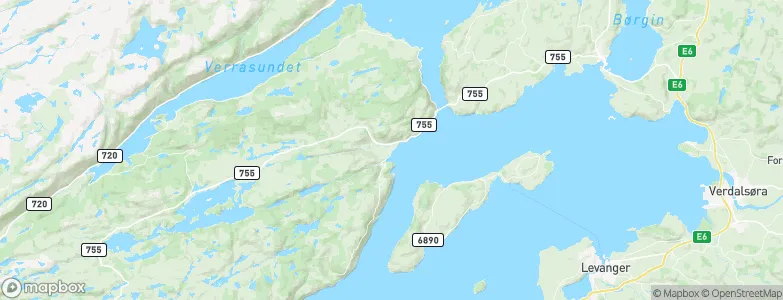 Mosvik, Norway Map