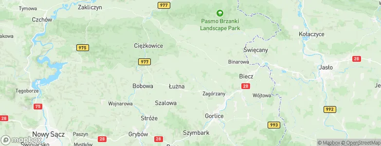 Moszczenica, Poland Map