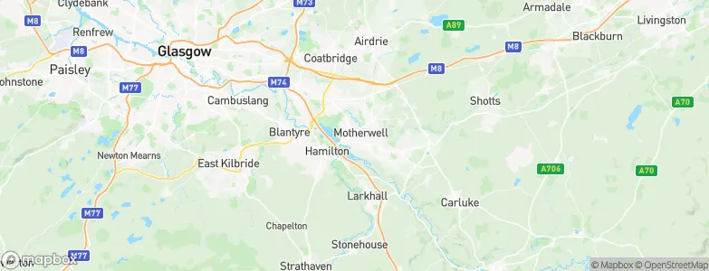Motherwell, United Kingdom Map