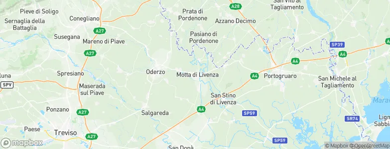 Motta di Livenza, Italy Map