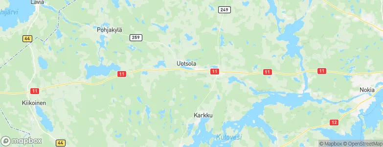 Mouhijärvi, Finland Map