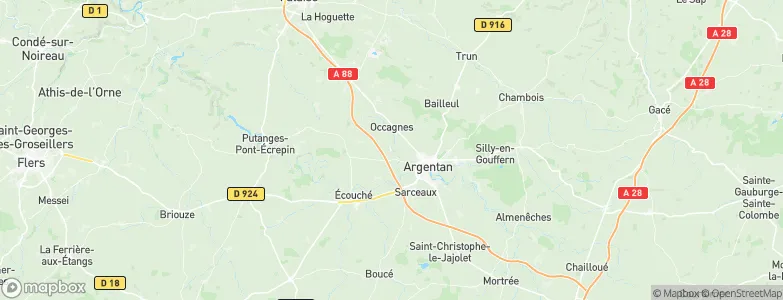 Moulins-sur-Orne, France Map
