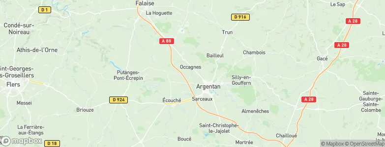 Moulins-sur-Orne, France Map