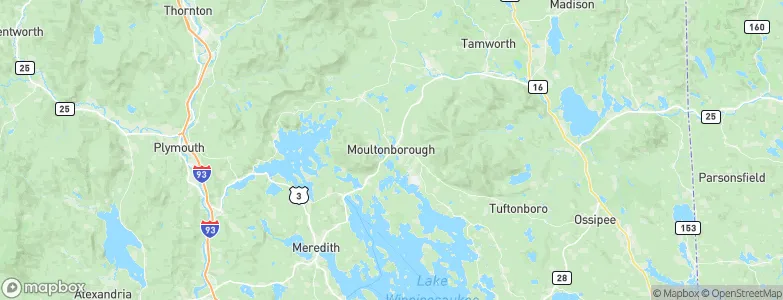 Moultonborough, United States Map
