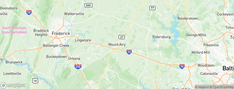 Mount Airy, United States Map