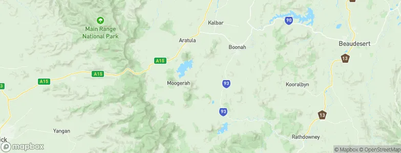 Mount Alford, Australia Map