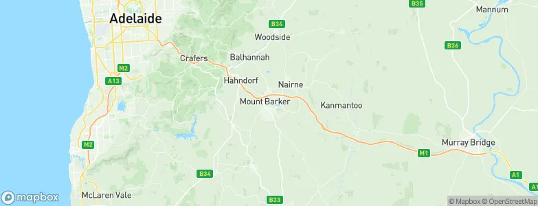 Mount Barker, Australia Map