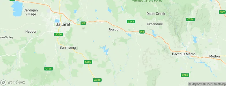 Mount Egerton, Australia Map