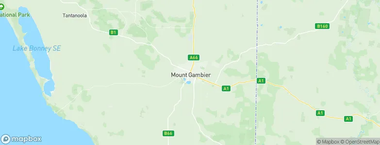 Mount Gambier, Australia Map
