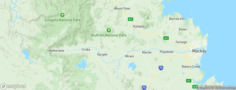 Mount Martin, Australia Map