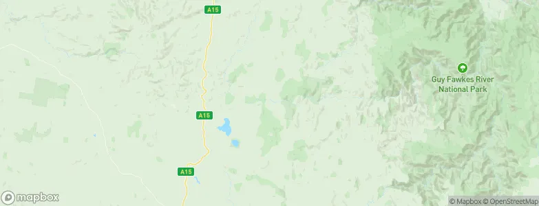 Mount Mitchell, Australia Map