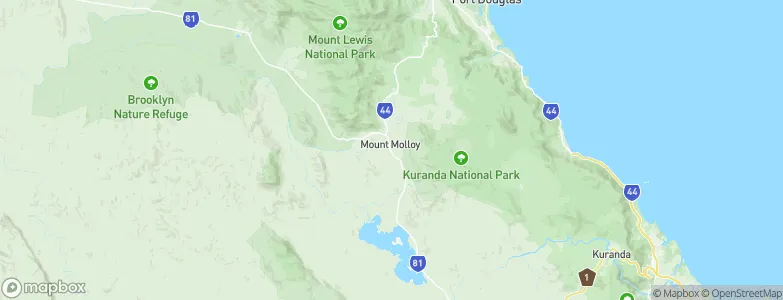 Mount Molloy, Australia Map