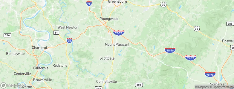 Mount Pleasant, United States Map